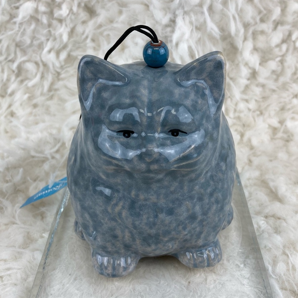 Roman Ceramic Kitty Wind-chime NWT